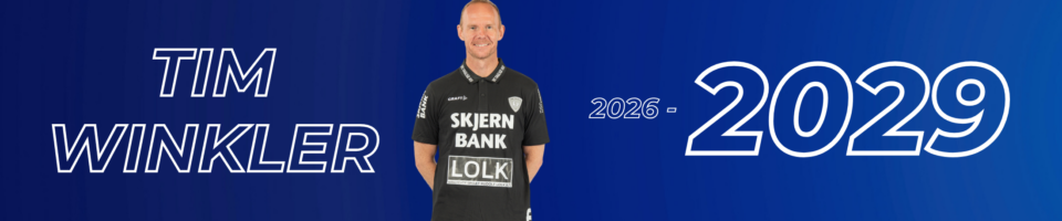 Tim Winkler og Ribe-Esbjerg HH har forlænget med 3 år